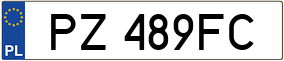Truck License Plate